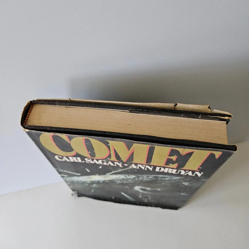 Comet by Carl Sagan and Ann Druyan 1985 First Edition HCDJ Book